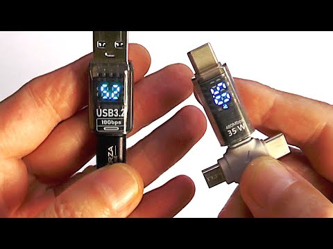 Видео: Переходник, адаптер с цифровым дисплеем USB 3.2, 10 Гбитс USB-конвертер, разборка и доработка.