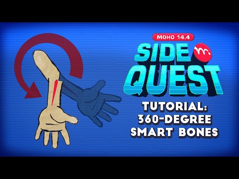 Видео: Moho 14.4 Учебное пособие по побочным заданиям: 360-градусный обзор Smart Bones