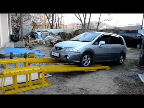 Видео: Эстакада мобильная автомобильная - сборка за 3 минуты.