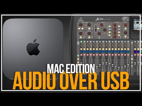 Видео: Как передать звук с Mac на Behringer X32 по USB-кабелю