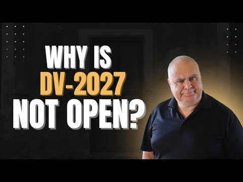 Видео: Лотерея DV Greencard | Почему DV2027 не открыта? Она отменена???!