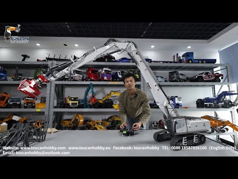 Видео: Распаковываем гидравлический экскаватор для сноса зданий Kabolite RC K970-300 1/14, 9 клапанов CH...
