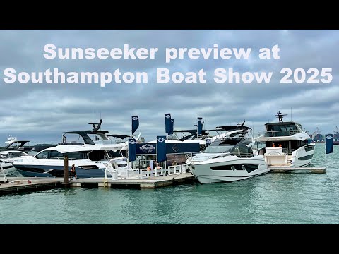 Видео: Предварительный обзор стенда Sunseeker на выставке лодок в Саутгемптоне 2025