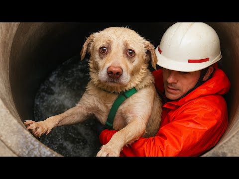 Видео: Пёс тонула в канализации. "ПРОСТО ДВОРНЯГА!" — кричали все. Мужчина не послушал и сделал невозможное