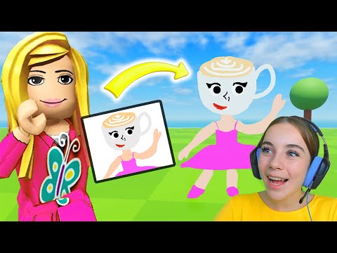 Видео: РИСУЮ БАЛЕРИНА КАПУЧИНО ОЖИВАЕТ в ROBLOX! С АЛЁНОЙ