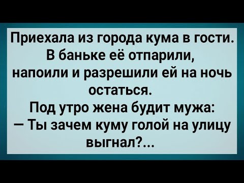 Видео: Как Мужик Наглую Куму Из Дома Выгнал! Сборник Свежих Анекдотов! Юмор!.