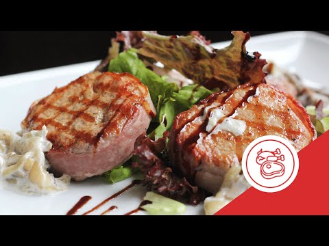 Видео: Медальоны из свинины в сливочном соусе: сочные, мягкие. Рецепт от шефа