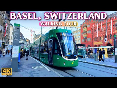 Видео: Откройте для себя тур по Базелю, Швейцария 🇨🇭 Swiss Walking 4K [с подписями]