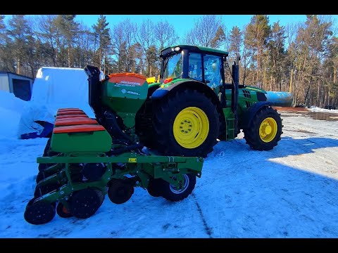 Видео: Новая сеялка Amazone Precea 6000 super. Краткий обзор