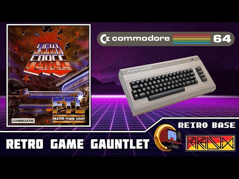 Видео: Retro Game Gauntlet - 11 ступень, Commodore 64, Lightforce