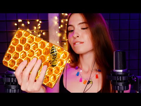 Видео: ИТИНГ МЕДОВЫЕ СОТЫ АСМР / ASMR HONEYCOMB