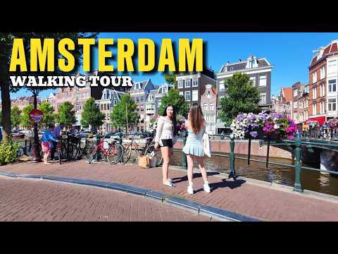 Видео: Пешеходная экскурсия по самым интересным местам Амстердама 4К