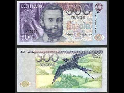 Видео: Банкноты Эстонии. Обзор коллекции.
