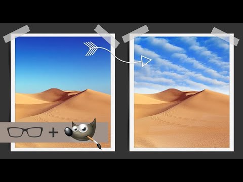 Видео: Как заменить фон с помощью GIMP и добавить новое небо