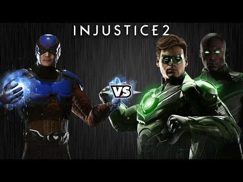 Видео: Injustice 2 - Атом против Зелёных Фонарей - Intros & Clashes (rus)