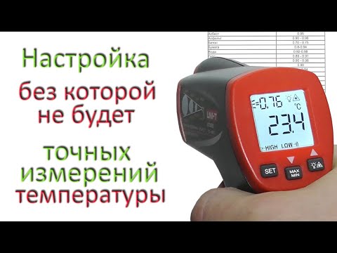 Видео: ✅  Измерение температуры, обзор, настройка и тесты бесконтактного инфракрасного термометра UNI-T