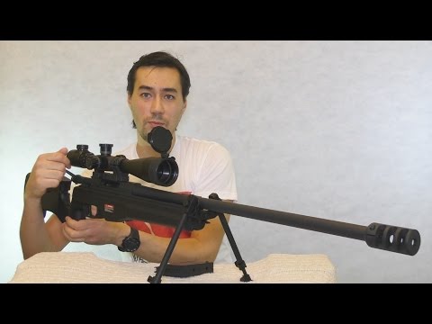 Видео: Обзор страйкбольной снайперской винтовки ARES Mid-Range Sniper Rifle