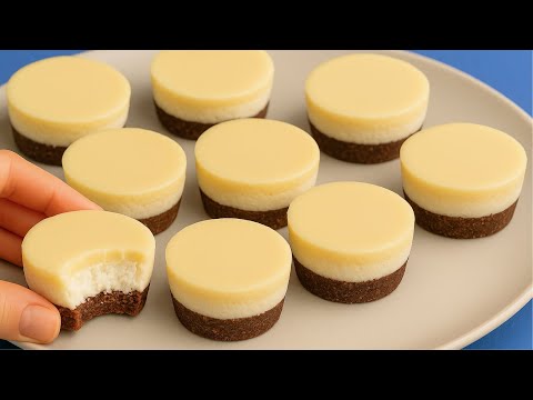 Видео: Самые простые мини-чизкейки без выпечки с кокосом! Два быстрых рецепта десертов