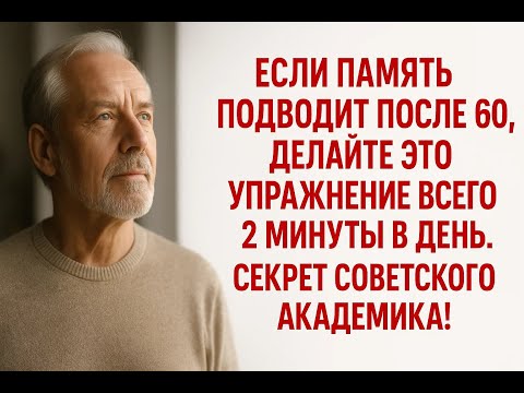 Видео: В голове туман и забывчивость после 60? Врач показал упражнение, которое вернет ясность мысли