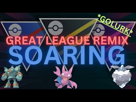 Видео: Great League Remix SHADOW Команда Golurk Gligar Carbink ВЗЛЕТАЕТ в PokemonGo!