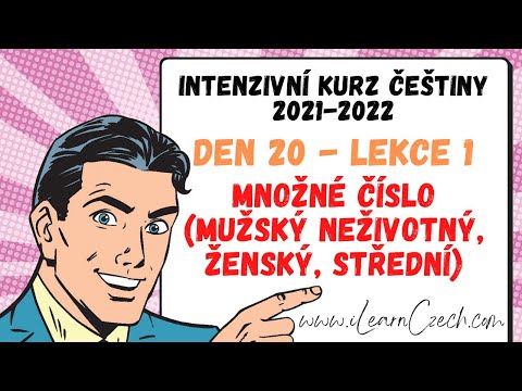 Видео: Курс чешского 20.1: Множественное число (по родам)
