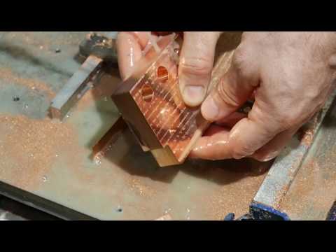Видео: Как обработать медь М1 на самодельном ЧПУ фрезере.