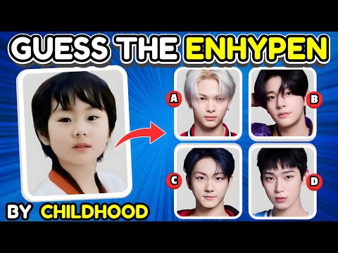 Видео: Сможете ли вы угадать участников ENHYPEN по детским фотографиям? 💙💛 | Викторина K-Pop 2025
