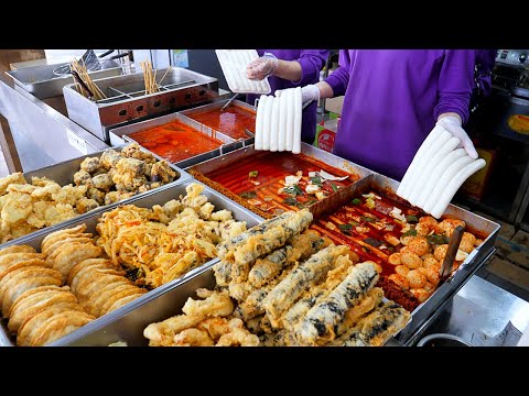 Видео: лучшие корейские ттокбокки, жареные, кимбап, мороженое с фруктами Top7 / корейская уличная еда