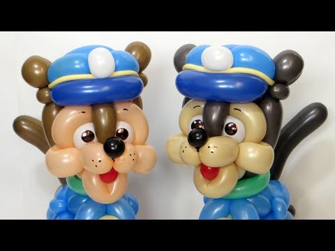 Видео: Голова Гончика из шаров / Paw Patrol head from balloons (Subtitles)