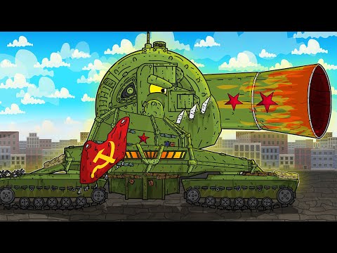 Видео: Стальной БЛЫЖНИК - Сверх Тяжелый ТАНК МОНСТР СССР - Мультики про танки
