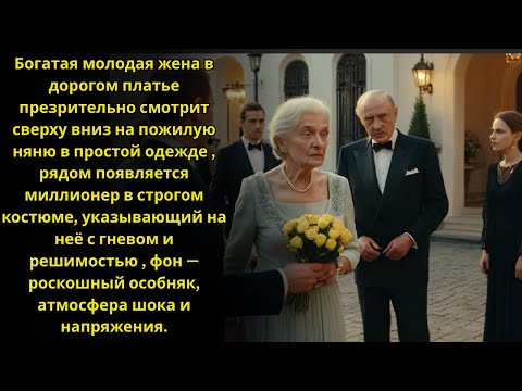 Видео: Жена Миллионера Унижает Старую Няню… Но Его Ответ Шокировал Всех!