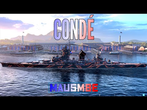Видео: CONDÉ ● КРЕЙСЕР ФРАНЦИИ | WORLD OF WARSHIPS #worldofwarships #wows