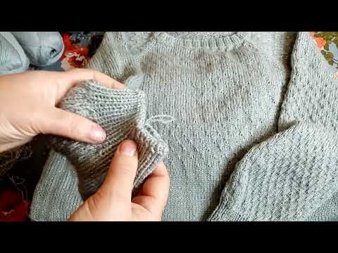 Видео: Платье спицами /мои продвижения/часть4