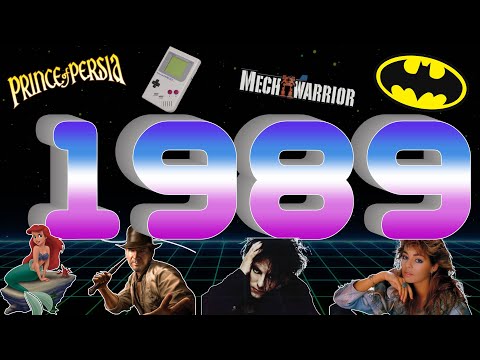 Видео: 1989/ Бэтмен, Русалочка, Мадонна, "Алиса", The Cure, Game Boy, Принц Персии