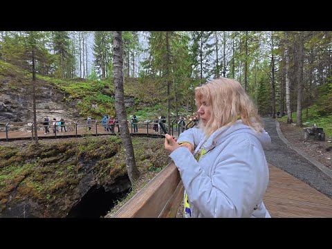 Видео: Парк Рускеала 4k, Карелия, РФ, 07.06.2025