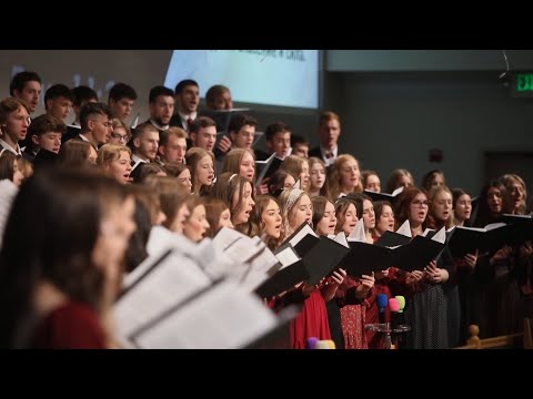 Видео: Пение «Я с тобой!» — Молодёжный хор