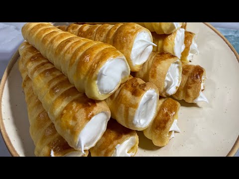 Видео: Трубочки. Қазақша Рецепт. Балалық шақтың бал дәмі. Ең дәмді Трубочки Рецепт.