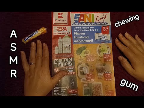 Видео: ASMR brochure flipping | chewing gum 💤 /✨ АСМР листаю каталог скидок | жвачка