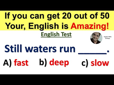 Видео: 🇺🇸 Викторина по грамматике американского английского | Если вы наберете 20 из 50, ваш английский ...