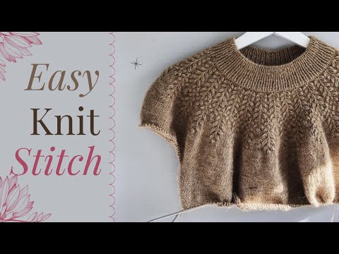 Видео: 🌾Пленящий узор: Тайны вязания кокетки в ритме колоска🧶✨ Secrets of Knitting a Yoke - Easy and Nice