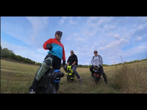 Видео: Покатушка на Leaperkim lynx, Nosfet Apex и inmotion v14. Cтепь и песок.