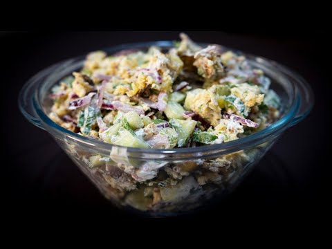 Видео: Трендовый салат с запечённым картофелем | Картофельный салат