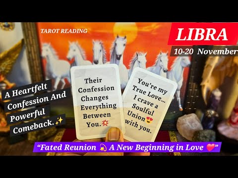 Видео: ВЕСЫ ♎️ Кто-то собирается излить вам душу. Примирение, которого вы никогда не ожидали. 💌 НОЯБРЬ