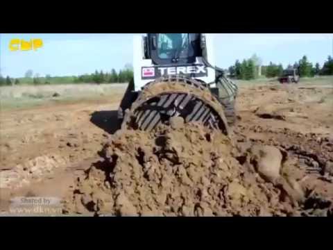 Видео: Тяжелые машины, трактора, бездорожье, грузовики
