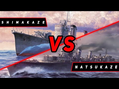 Видео: ЭСМИНЕЦ NATSUKAZE VS SHIMAKAZE! VKPLAY TWITCH TROVO YOUTUBE МИР КОРАБЛЕЙ!