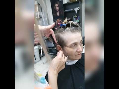 Видео: стрижка "шапочка" на короткие волосы