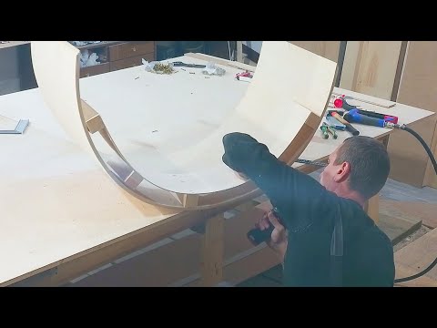 Видео: Делаем круглое кресло | Каркас