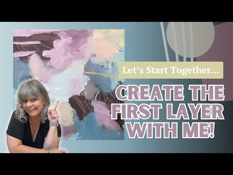 Видео: Как начать рисовать абстрактную картину, если не знаешь, с чего начать