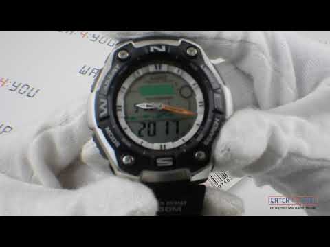 Видео: Часы для рыбаков. Обзор и настройка функций Casio AQW-101-1AVER