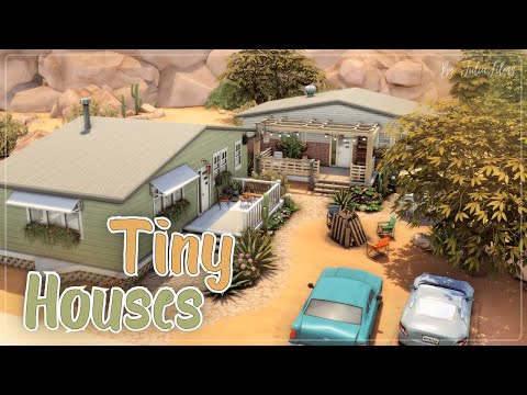 Видео: Крошечные дома🌵│Строительство│Tiny Houses│SpeedBuild│NO CC [The Sims 4]